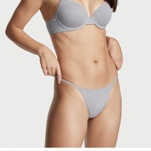 Stretch Cotton V-String Panty